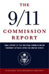 9-11委员会的最后报告的封面。